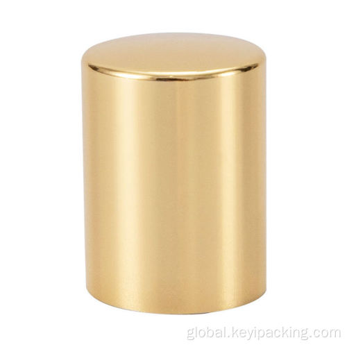 gold aluminum metal perfume cap for glass bottles